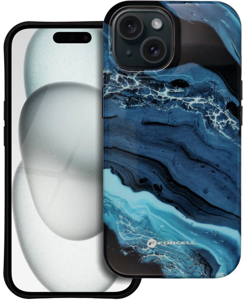 FORCELL F-PROTECT Mirage, Military Drop-Tested case compatible with MagSafe for IPHONE 15 deep sea
