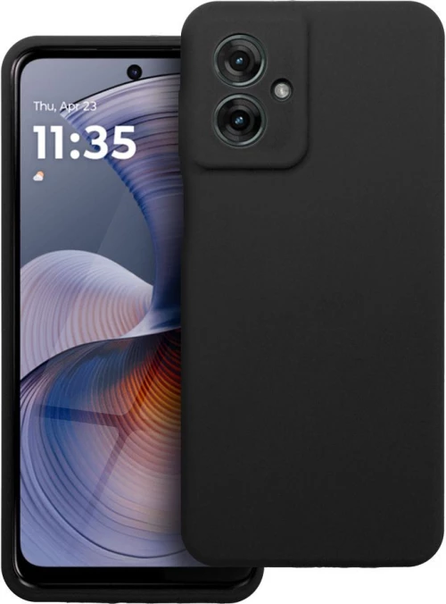 Case SILICONE 2mm for MOTOROLA G55 5G black