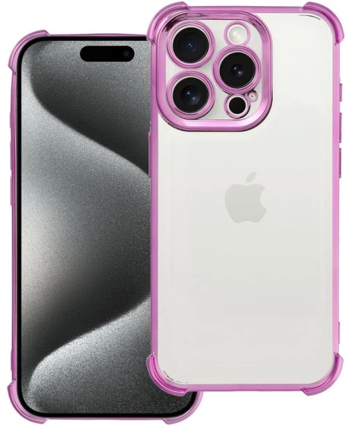 Case ANTISHOCK ELECTRO for IPHONE 15 Pro pink