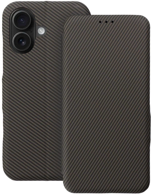 FOLIO Side Magnet book case for IPHONE 16 brown