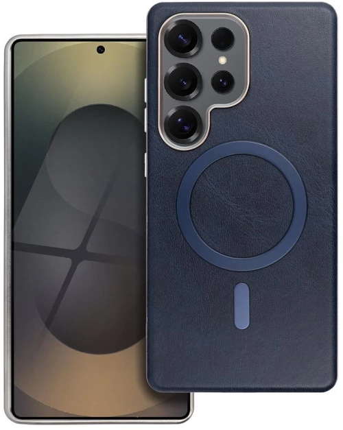 GENTLEMAN MAG COVER Case compatible with MagSafe for SAMSUNG A26 navy blue