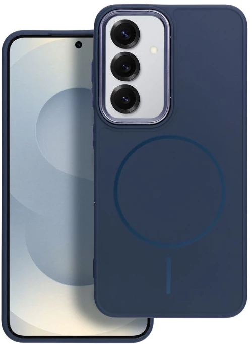 FRAME MAG COVER Case compatible with MagSafe for SAMSUNG A26 navy blue