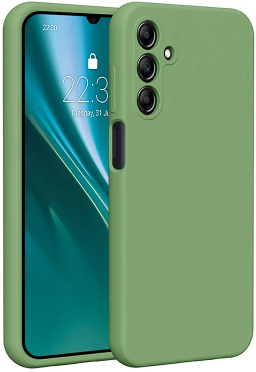 Etteri Silicone case for Samsung Galaxy A15 4G / A15 5G light green