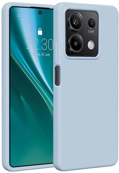 Etteri Silicone case for Xiaomi Redmi Note 13 5G light blue