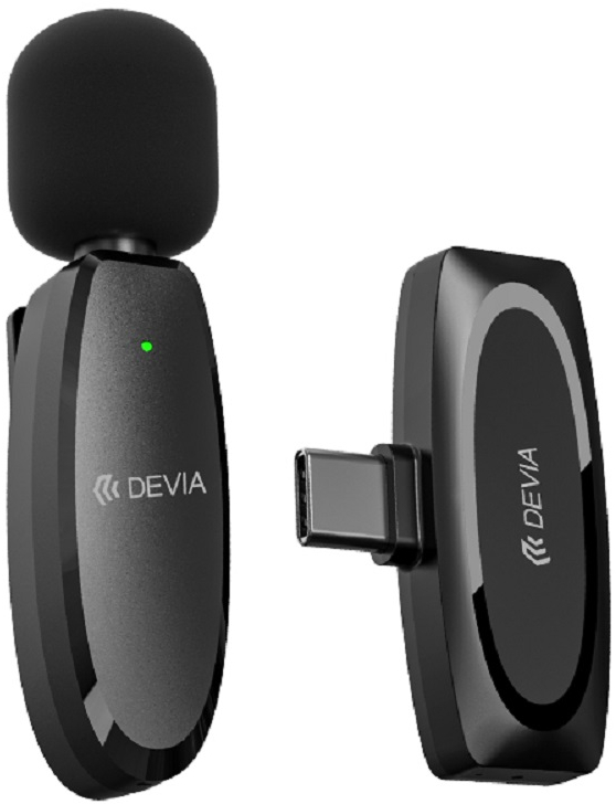 Devia microphone for smartfon Kintone USB-C black