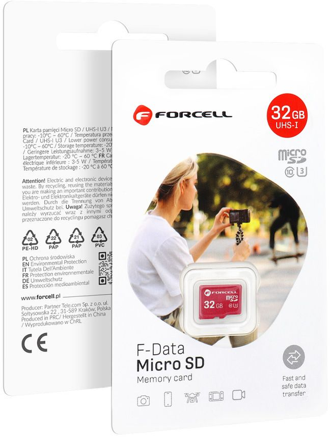 FORCELL F-DATA memory card 32GB UHS-I U3 class 10