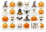 Βρώσιμα σχέδια Halloween v3 - 24τμχ