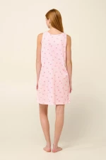 Vamp γυναικείο νυχτικό cotton regular fit 22264-pink sea