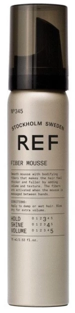 Ref Stockholm, Volume & Bodifying No.345, Vegan, Hair Styling Mousse, For Volume & Texture, Medium Hold, 75 ml