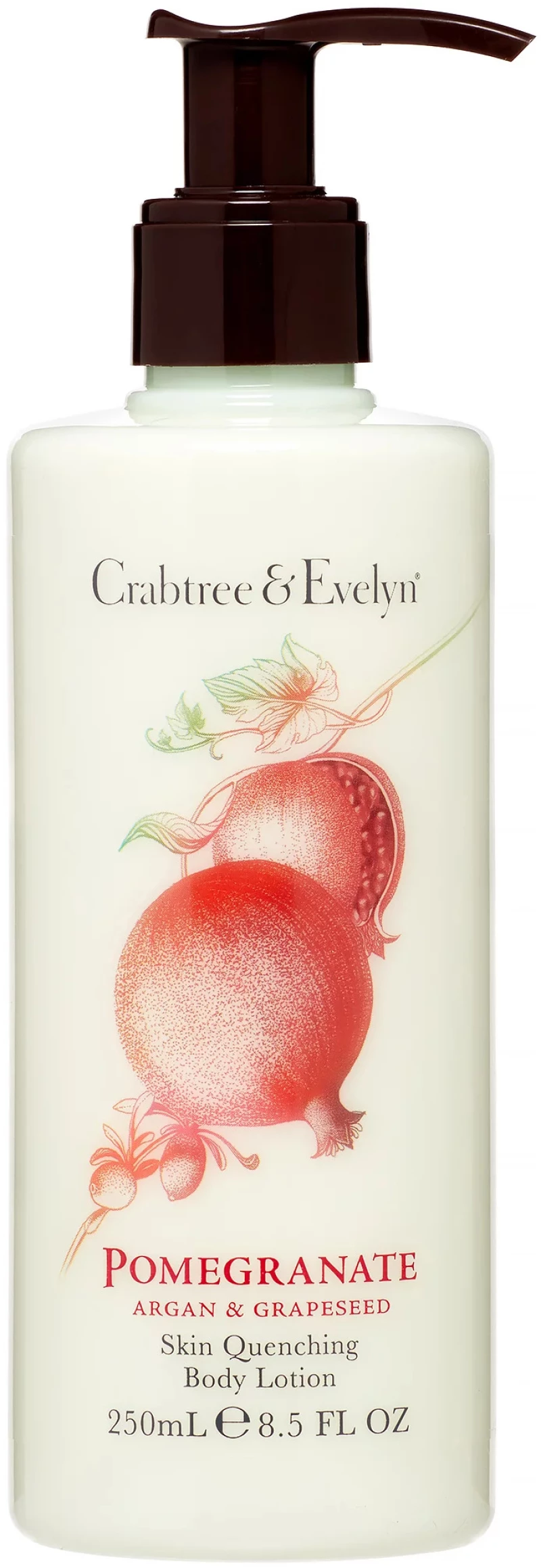 Crabtree & Evelyn, Pomegranate, Argan & Grapeseed, Quenching, Body Lotion, 250 ml