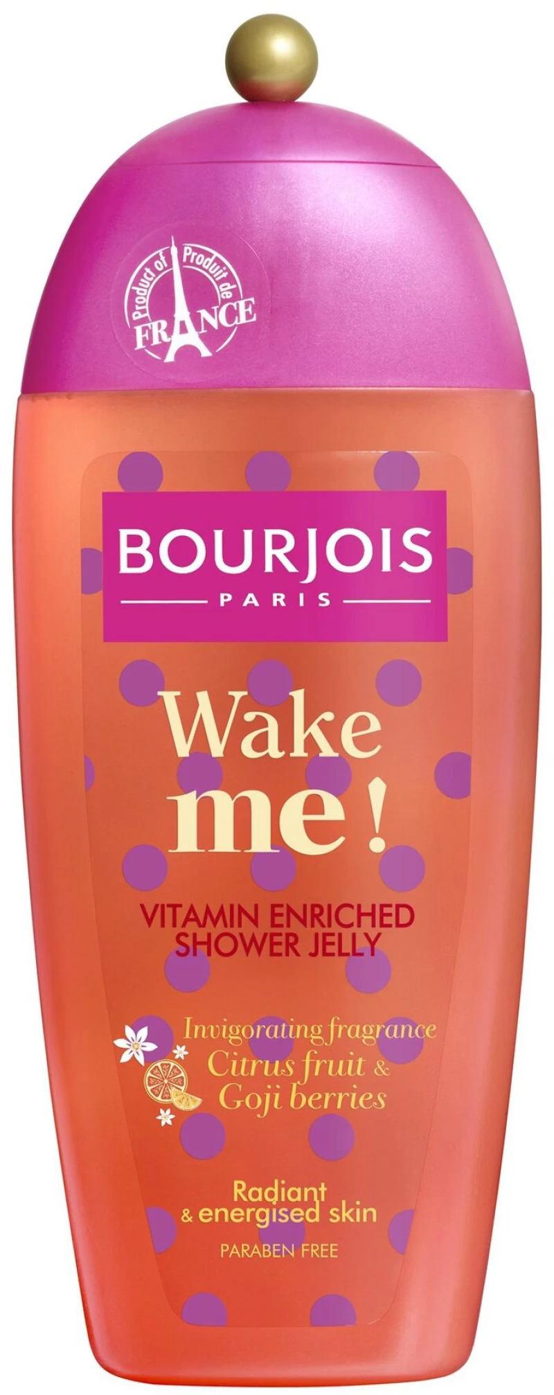 Bourjois, Wake Me!, Citrus, Energizing, Shower Gel, For All Skin Types, 250 ml