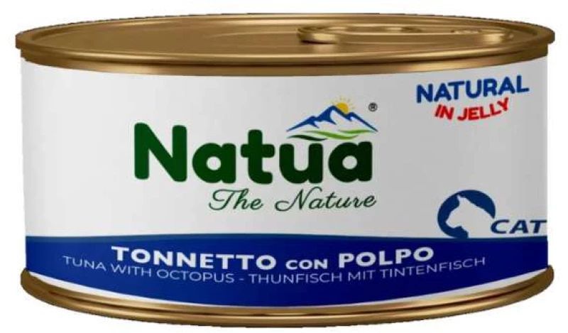 Natua Υγρή Τροφή Γάτας Τόνος με Χταπόδι σε Ζελέ 150gr