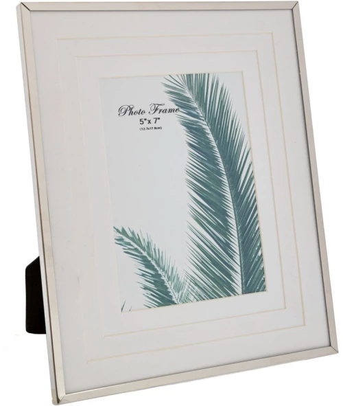 ΑΣΗΜΙ ΜΕΤΑΛΛΙΚΗ ΚΟΡΝΙΖΑ 13Χ18 ΕΚ ΜΕ ΦΑΡΔΥ ΛΕΥΚΟ ΠΛΑΙΣΙΟ