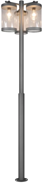 Φωτιστικό Κολόνα/Κολωνάκι Trio Lighting SAMBESI 404160342 Ανθρακί (Anthracite)