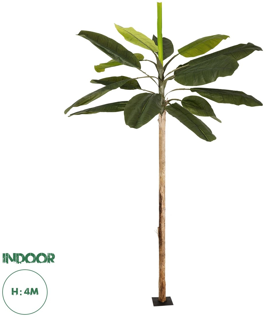 21501 GloboStar®  Artificial Garden BANANA TREE 21501 Τεχνητό Διακοσμητικό Δέντρο Μπανανιάς Υ400cm