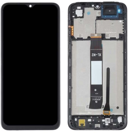 Γνήσια Οθόνη LCD με Μηχανισμό Αφής και Πλαίσιο για Xiaomi Redmi A1 / A1 Plus - Μαύρο 5600010C3S00
