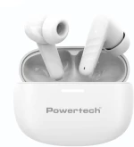 POWERTECH earphones με θήκη φόρτισης PT-1432, True Wireless, 35/300mAh, μαύρα