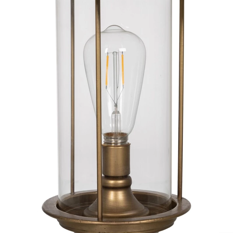 Φωτιστικό Χρυσό Κρυστάλλινο Σίδερο 40 W 27 x 27 x 48 cm
