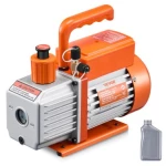 VEVOR Vacuum Pump 5 CFM HVAC Single Stage Rotary Vane Vacuum Pump Oil Included