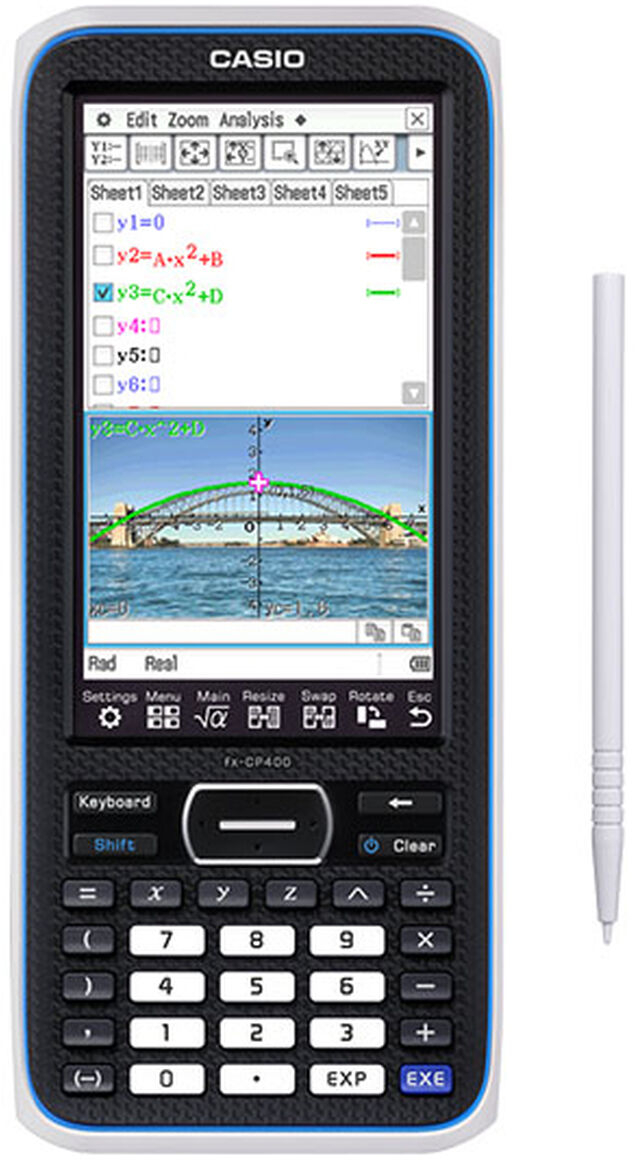 Γραφικός υπολογιστής Casio FX-CP400 Μαύρο