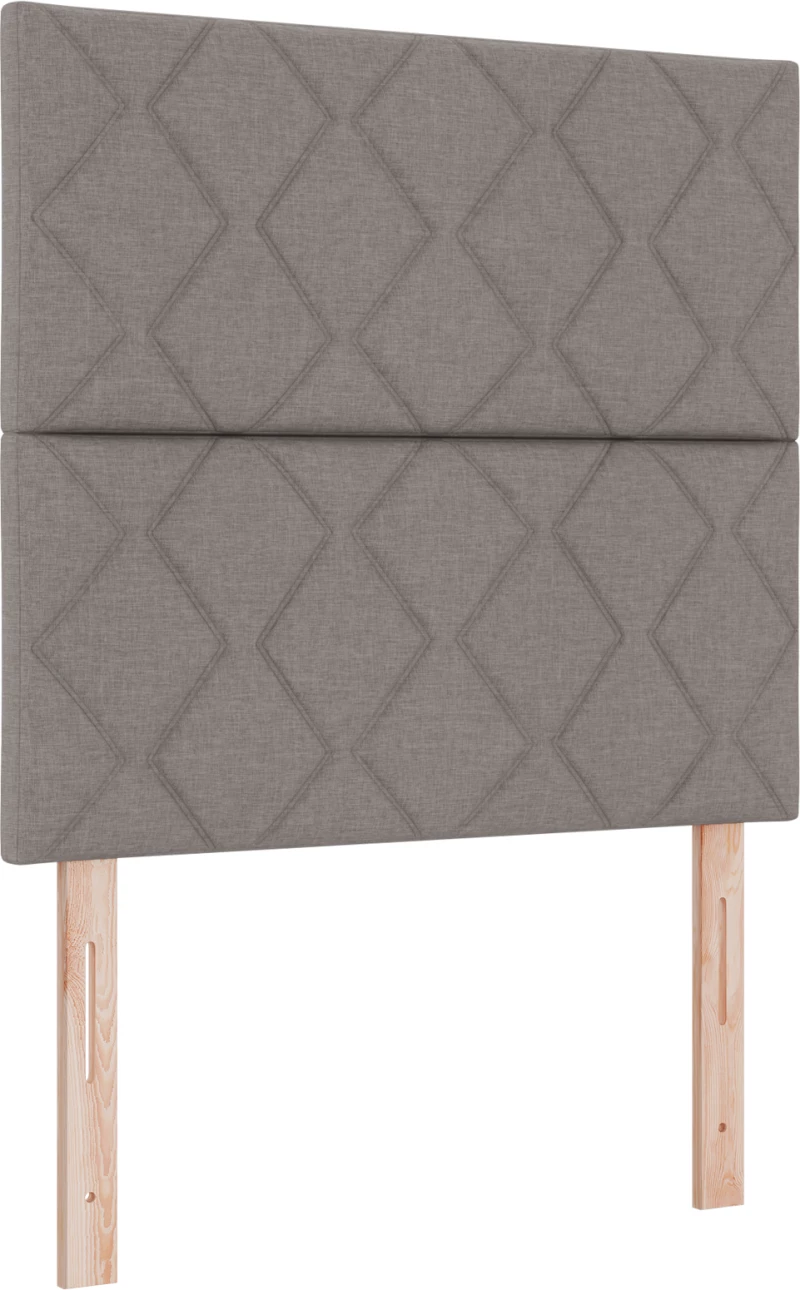 vidaXL κρεβάτι Box Spring με στρώμα Καφέ Μονό Ύφασμα