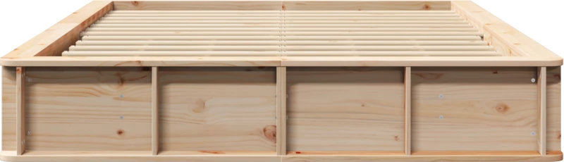 vidaXL Κρεβάτι με αποθηκευτικό χώρο - 150 x 200 εκ, Στερεό πεύκο