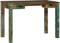 vidaXL Γραφείο 112x55x76 cm Συμπαγές Ξύλο