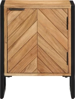 vidaXL Κομοδίνο 40x30x50 cm Μασίφ Ξύλο Ακακίας