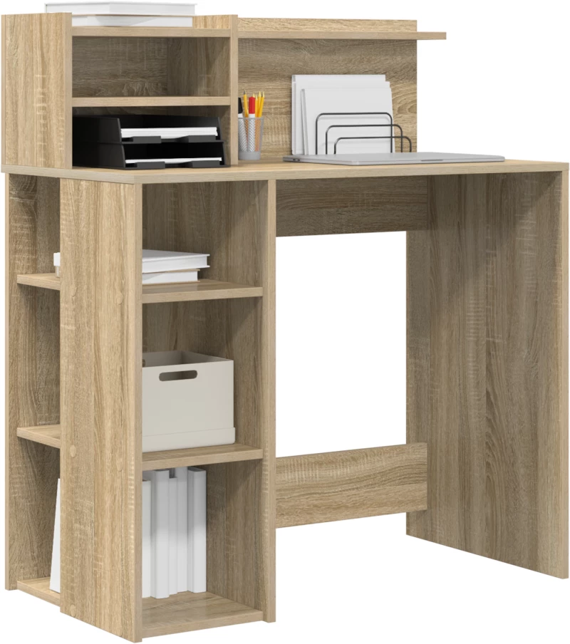 vidaXL Γραφείο με Αποθήκευση Σονομα Οκ 90x48x101.5 εκ. Κατασκευασμένο Ξύλο