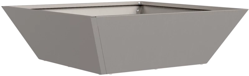 vidaXL Μεταλλική Γλάστρα Ατσάλι 50 x 50 x 15 cm Διακοσμητικά Ένθετα