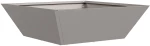 vidaXL Μεταλλική Γλάστρα Ατσάλι 50 x 50 x 15 cm Διακοσμητικά Ένθετα
