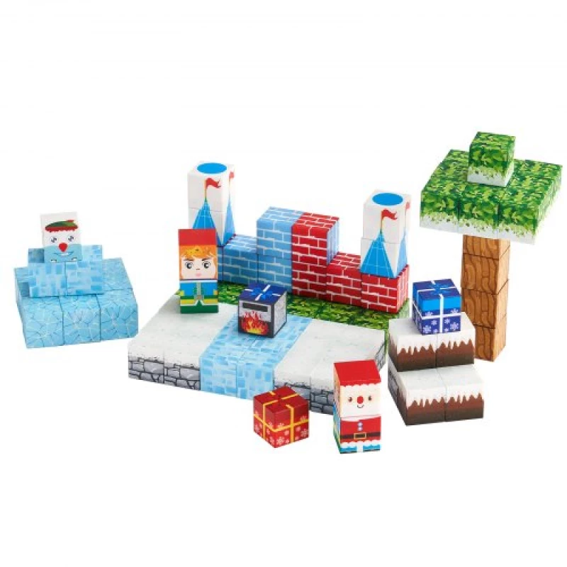 VEVOR Magnetic Blocks 150 PCS Glacier Castle Set STEM Montessori Sensory Toys