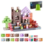 VEVOR Magnetic Blocks 100 PCS Dark Castle Set STEM Montessori Sensory Toys
