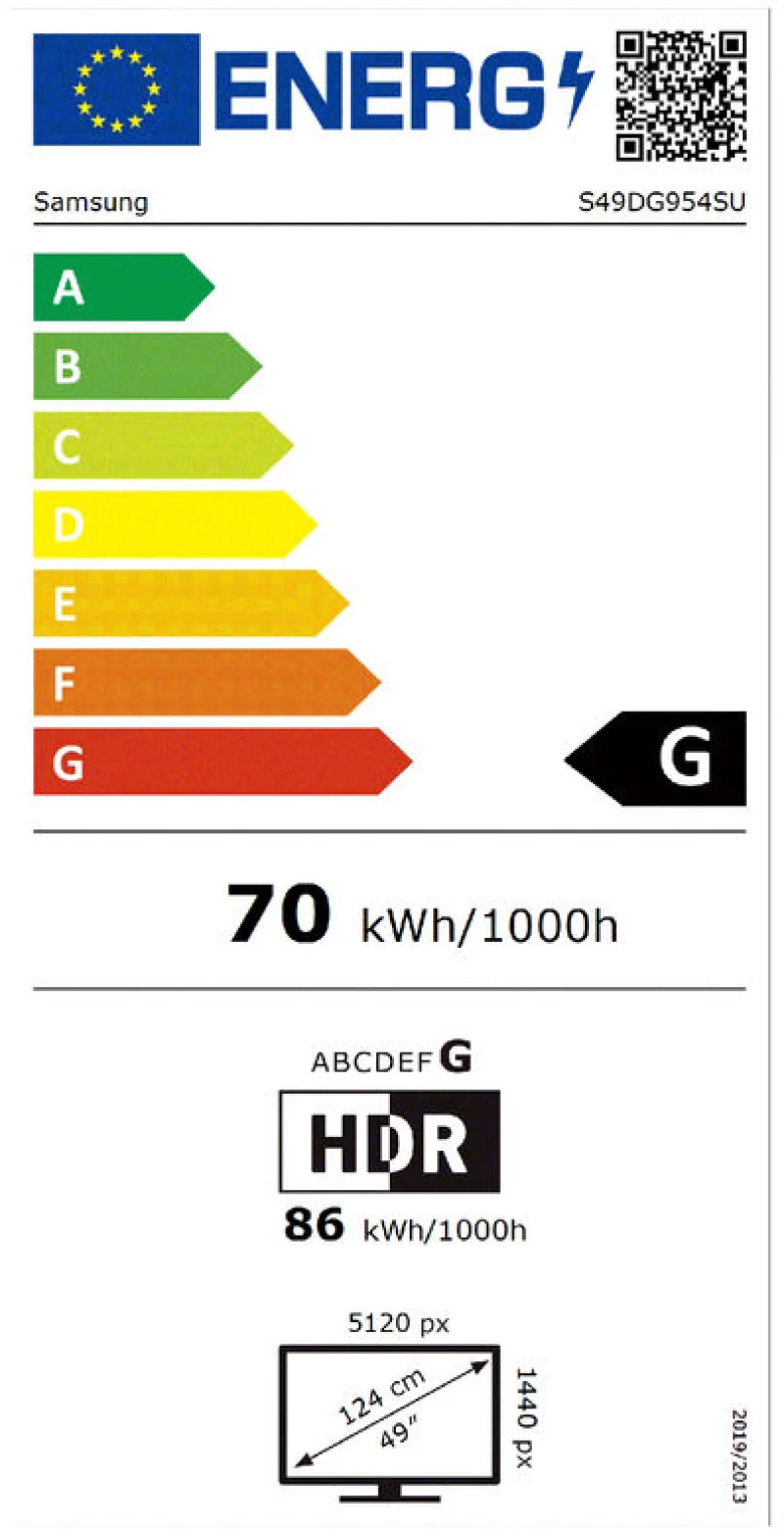 Οθόνη Samsung LS49DG954SUXEN 49"