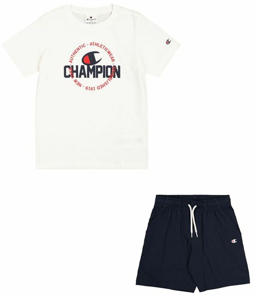 Αθλητικό Σετ για Παιδιά Champion Λευκό Ναυτικό Μπλε