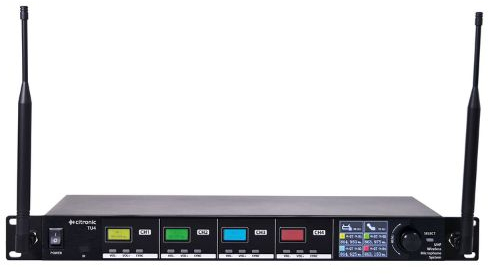 Citronic TU4-H Σύστημα Ασύρματου Μικροφώνου UHF με Δυνατότητα Συντονισμού Quad PLL