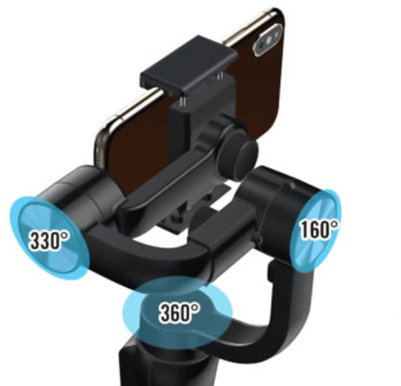 GOXTREME 2-IN-1 3-AXIS DUAL GIMBAL GX4 WITH TRACKER FOR SMARTPHONES/ACTION CAMERAS