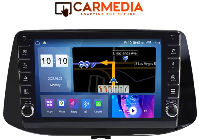 CARMEDIA CM2089B-13 KNOB TABLET 9'' OEM HYUNDAI i30 2018+