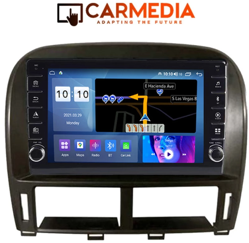 CARMEDIA CM2089B-13 KNOB TABLET 9'' OEM LEXUS LS 430-XF 430 2000-2006