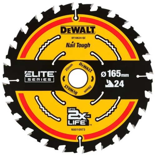 Dewalt DT10624 Δίσκος Κοπής Ξύλου 165x20mm