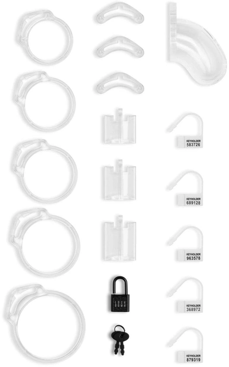 Chastity Cage Clear Small | Lockdown