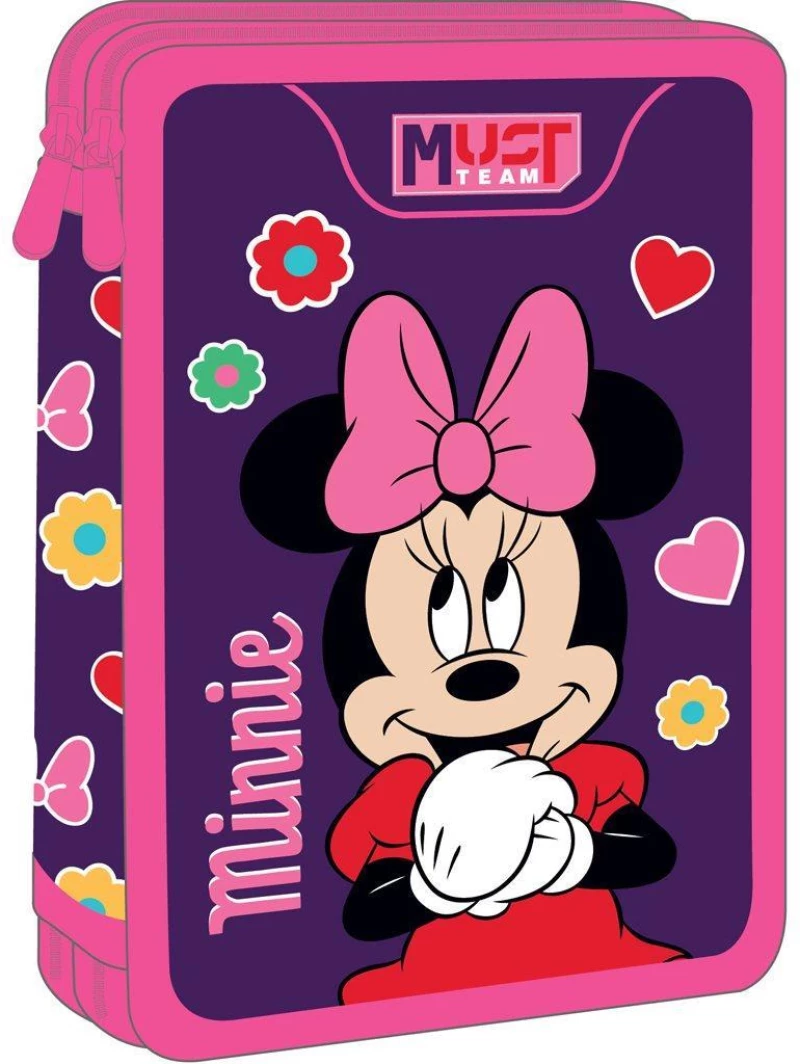 Κασετίνα Γεμάτη με 2 Θήκες Must Minnie Mouse Cutie Πολύχρωμη 565161