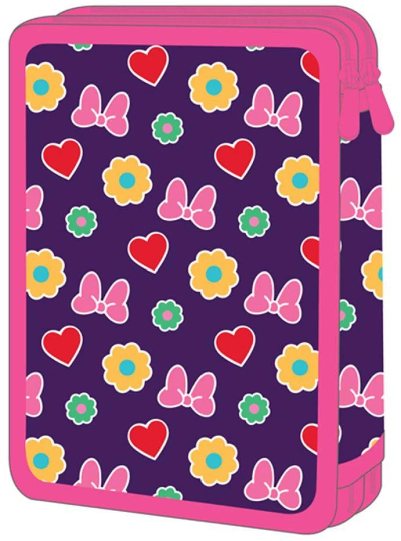 Κασετίνα Γεμάτη με 2 Θήκες Must Minnie Mouse Cutie Πολύχρωμη 565161