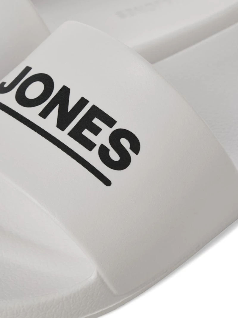 Παντόφλες slides ανδρικές "JACK & JONES" λευκές
