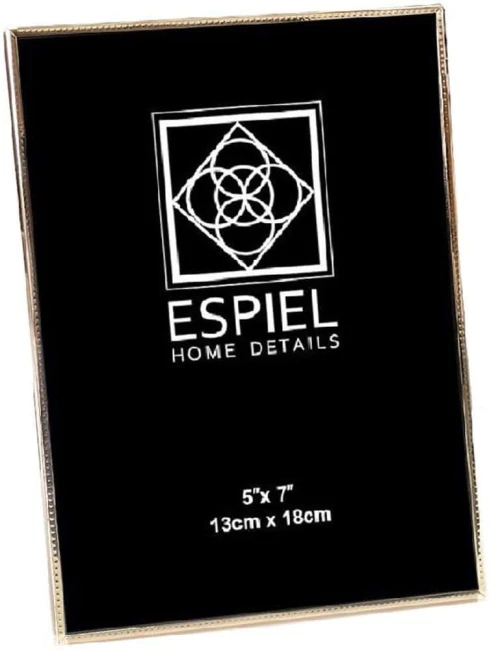 Κορνίζα FAM751 15x20cm Gold Espiel Μέταλλο,Αλουμίνιο