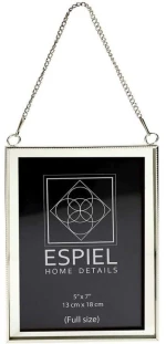 Κορνίζα FAM711 15x20cm Silver Espiel Μέταλλο