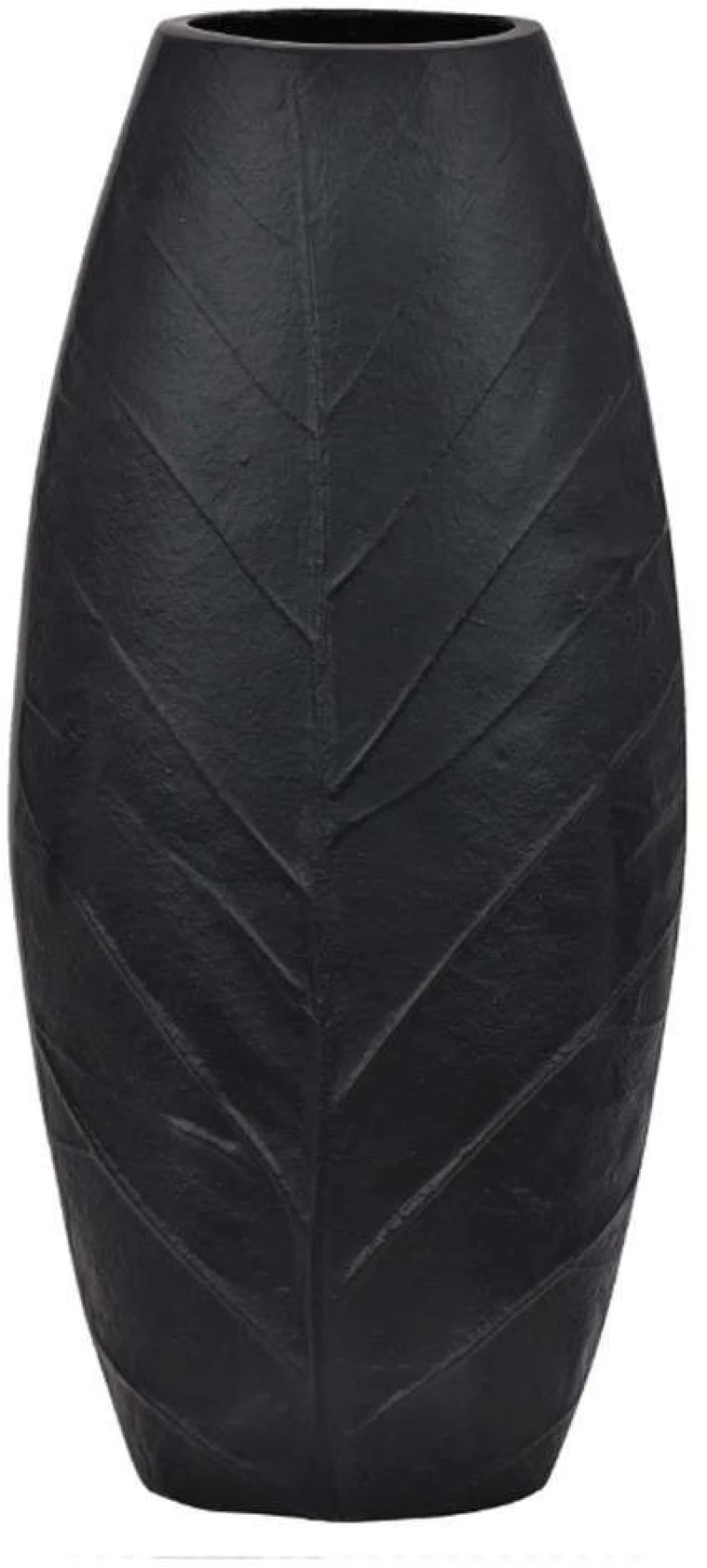 Βάζο Midsalip 421137 14x6x32cm Black Eglo Μέταλλο