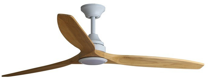 Ανεμιστήρας Οροφής Alo 33727DC D152cm 3 Blades 20W 2700/ 4000/ 6500K 831lm White-Wood Faro Barcelona Διάμετρος 152cm