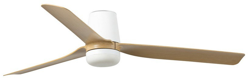 Ανεμιστήρας Οροφής Punt Tub M 33829-1TW D130cm LED 18W 3000/ 4200/ 6500K 678lm White Faro Barcelona Διάμετρος 130cm