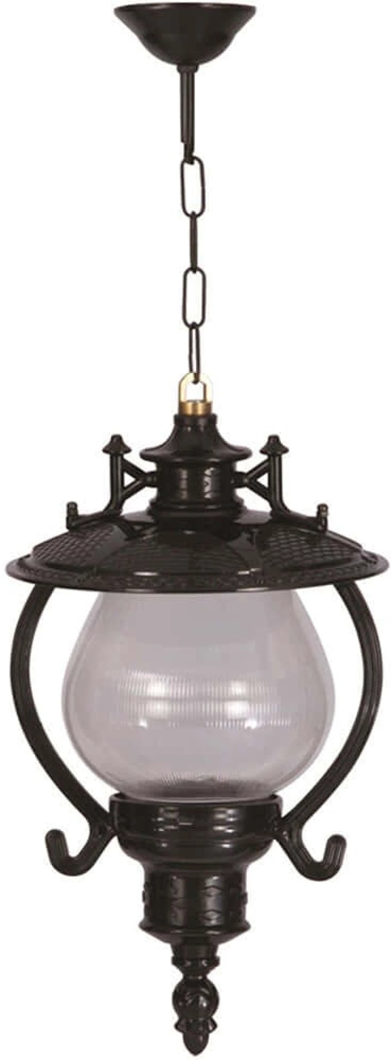 Φωτιστικό Οροφής 685AVN1343 Φ25x60cm E27 40W Black Opviq